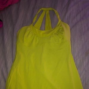 Neon Yellow / Green Lululemon Tank